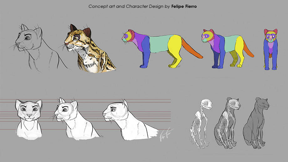 Concept art and character design by Felipe Fierro
